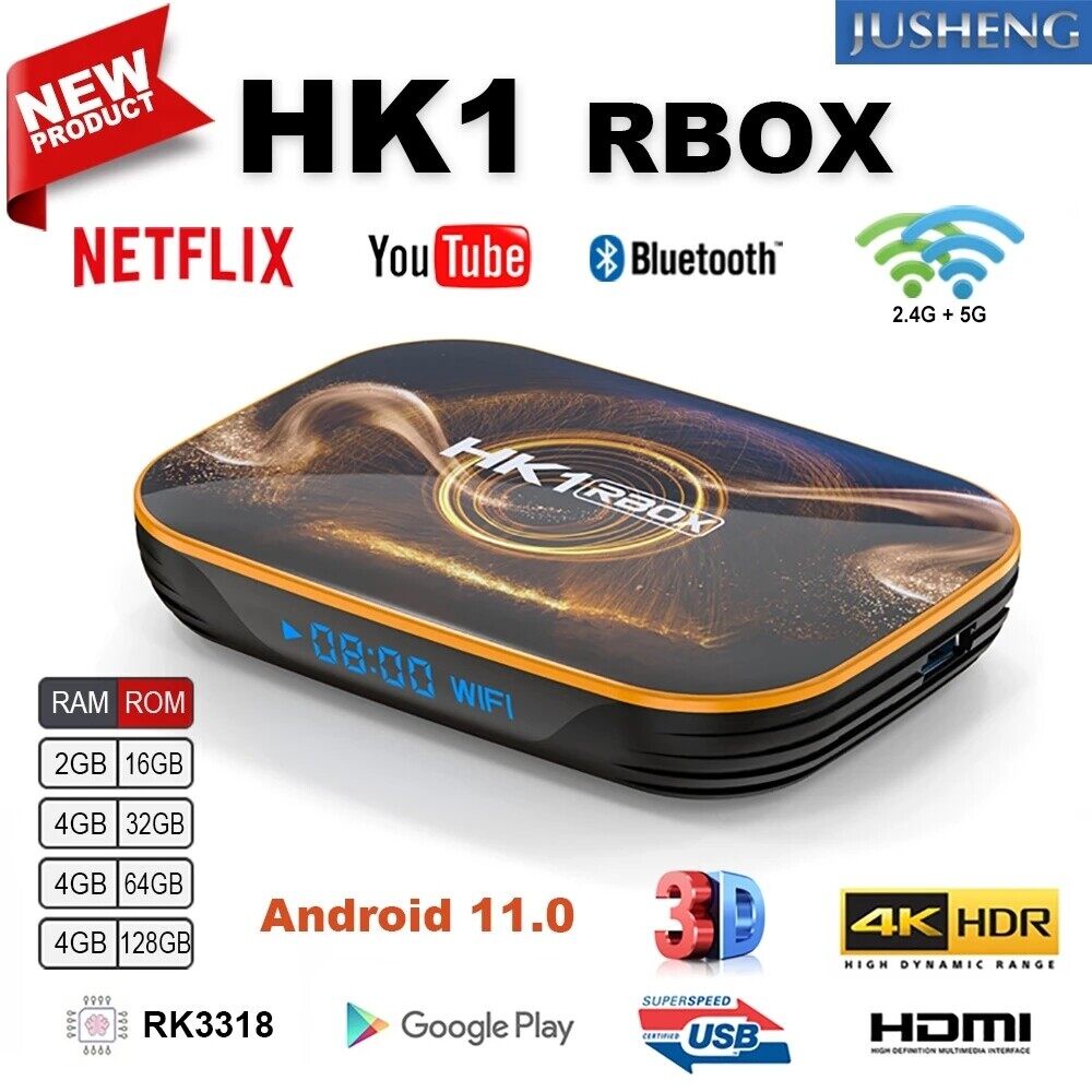 Android 11.0 Smart TV Android Box Pre-install Allwinner 3D 4GB RAM 128G ROM 2+16 4+32 Support 4K 2.4G/5G WiFi BT4.1