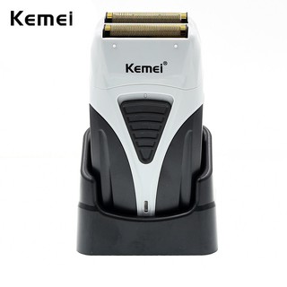 Kemei 3383 เครื่องโกนหนวดไฟฟ้าแบบชาร์จไฟสําหรับผู้ชาย