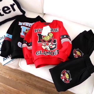 [บุขน] ชุดเซ้ท Hysteric mini  เด็กจุก พร้อมส่ง 100-140