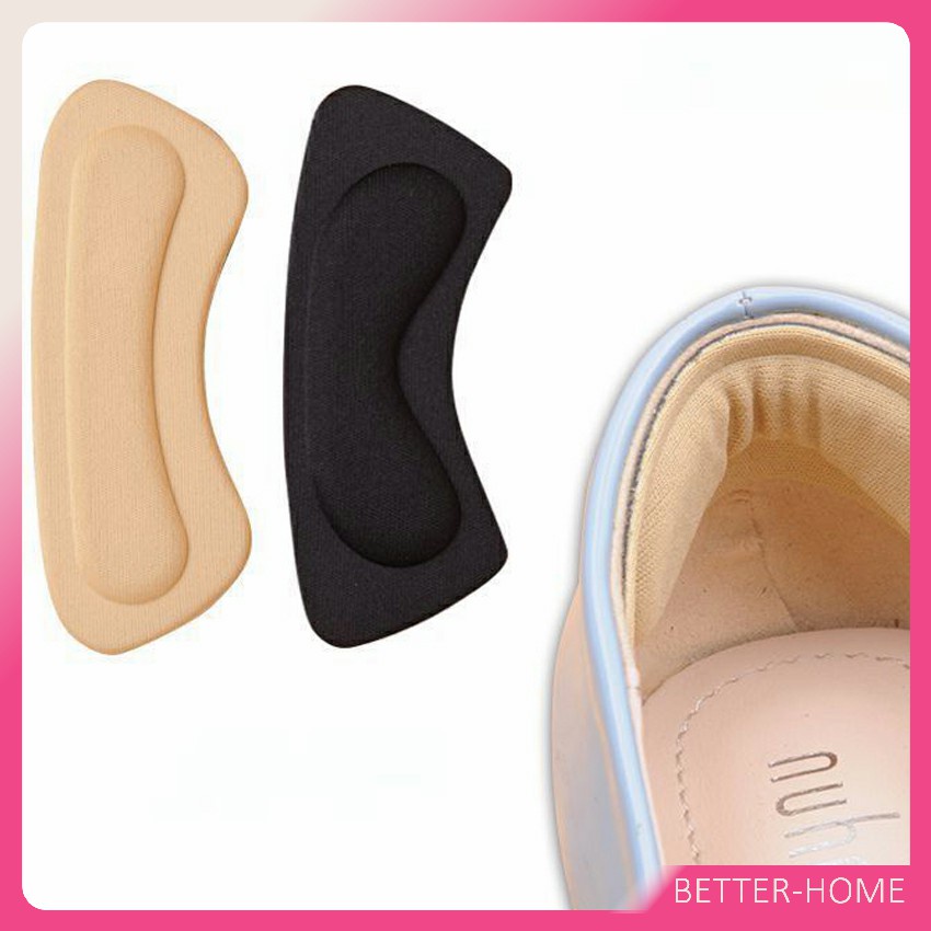 แผ่นกันรองเท้ากัด แผ่นกันกัด เนื้อนิ่ม ช่วยแก้รองเท้าหลวม 1 แพค ต่อ คู่  Sponge heel pad