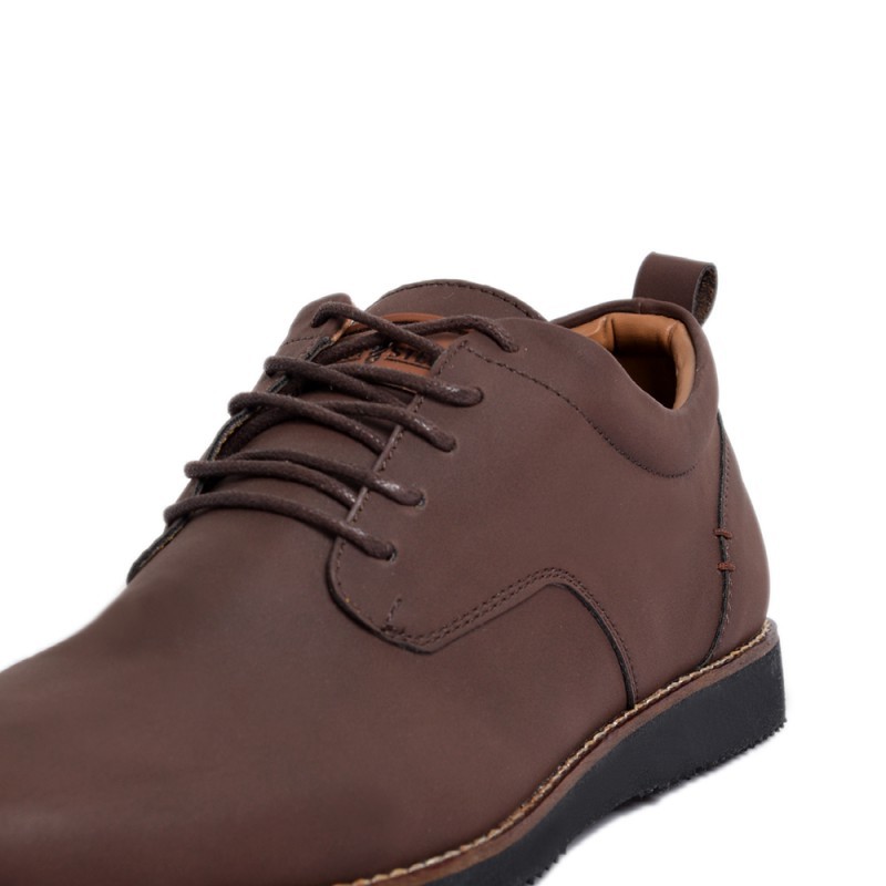 รองเท้าลําลองผู้ชาย Derby Footstep Footwear Alaska Darkbrown