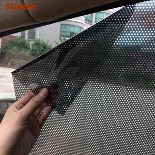 [OPC1j] 2Pcs Car side window mesh film windshield net sun shade sticker UV protection TYD