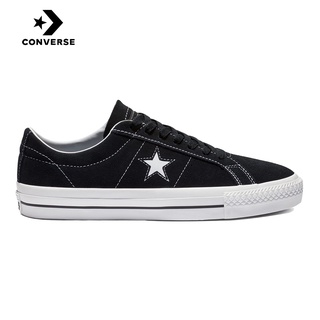 CONVERSE รองเท้าสเก็ตบอร์ด CONS One Star Pro Suede Ox - Black [171327CF1BKXX]