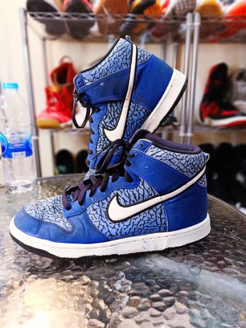 nike dunk high elephant print