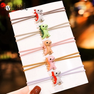 Fashion Cute Candy Color Child Baby Small Dinosaur Elastic Hair Band/  Small Fresh Sweet Rubber Dinosaur Hair Rope