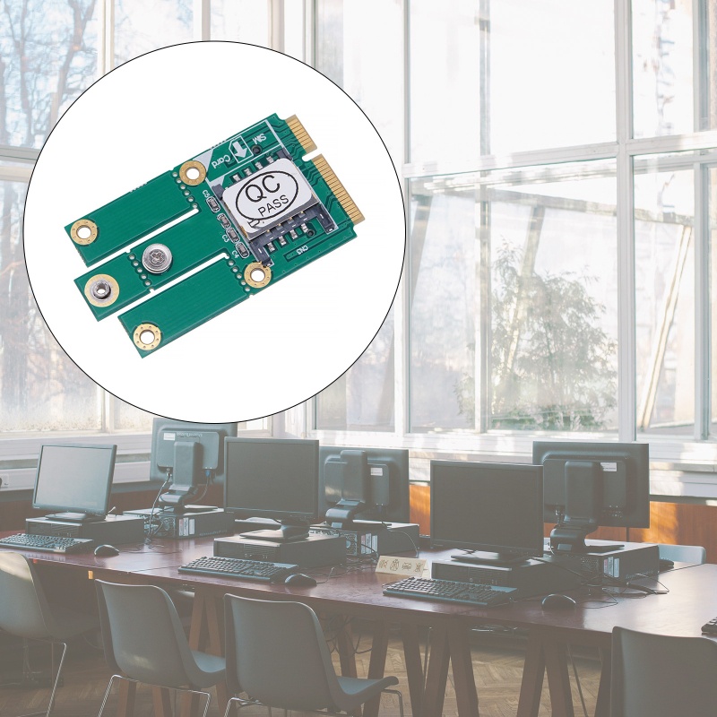 Btsg NGFF สําหรับ M 2 Key-A + E Key-A ถึง Mini PCI-E สําหรับอะแดปเตอร์แปลง Express mPCIe S