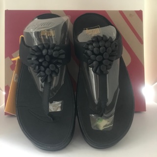 Fitflop Blossom Black uk5/us7/eu38 ของใหม่ ของแท้ ชอปไทย