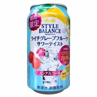 STYLE BALANCE  น้ำโซดารสลิ้นจี่นำเข้าจากญี่ปุ่น