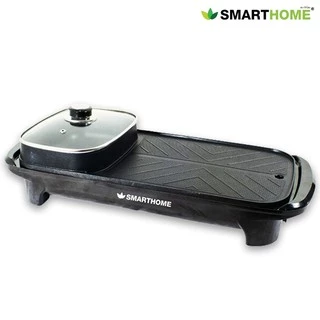 SMARTHOME เตาปิ้งย่างอเนกประสงค์พร้อมหม้อสุกี้ รุ่น SM-EG1503