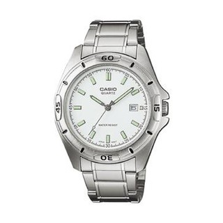 Casio นาฬิกาข้อมือผู้ชาย สีเงิน สายสแตนเลส  รุ่น MTP-1244D-7ADF