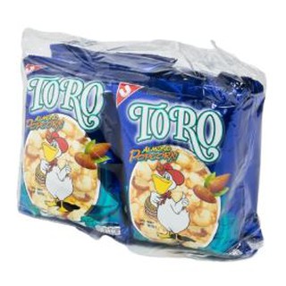 โตโร่ อัลมอนด์ ข้าวโพดอบกรอบ ขนาด 60กรัม ยกแพ็ค 4ซอง โตโร TORO ALMOND