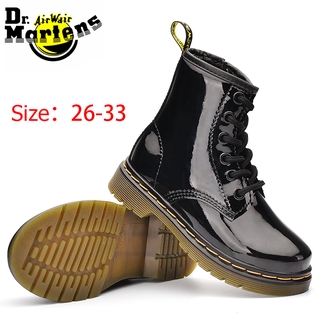 🔥HOT DEAL🔥Dr.Martens รองเท้าบูทมาร์ตินหนังสำหรับเด็ก รองเท้ากันน้ำกันลื่นทนทาน