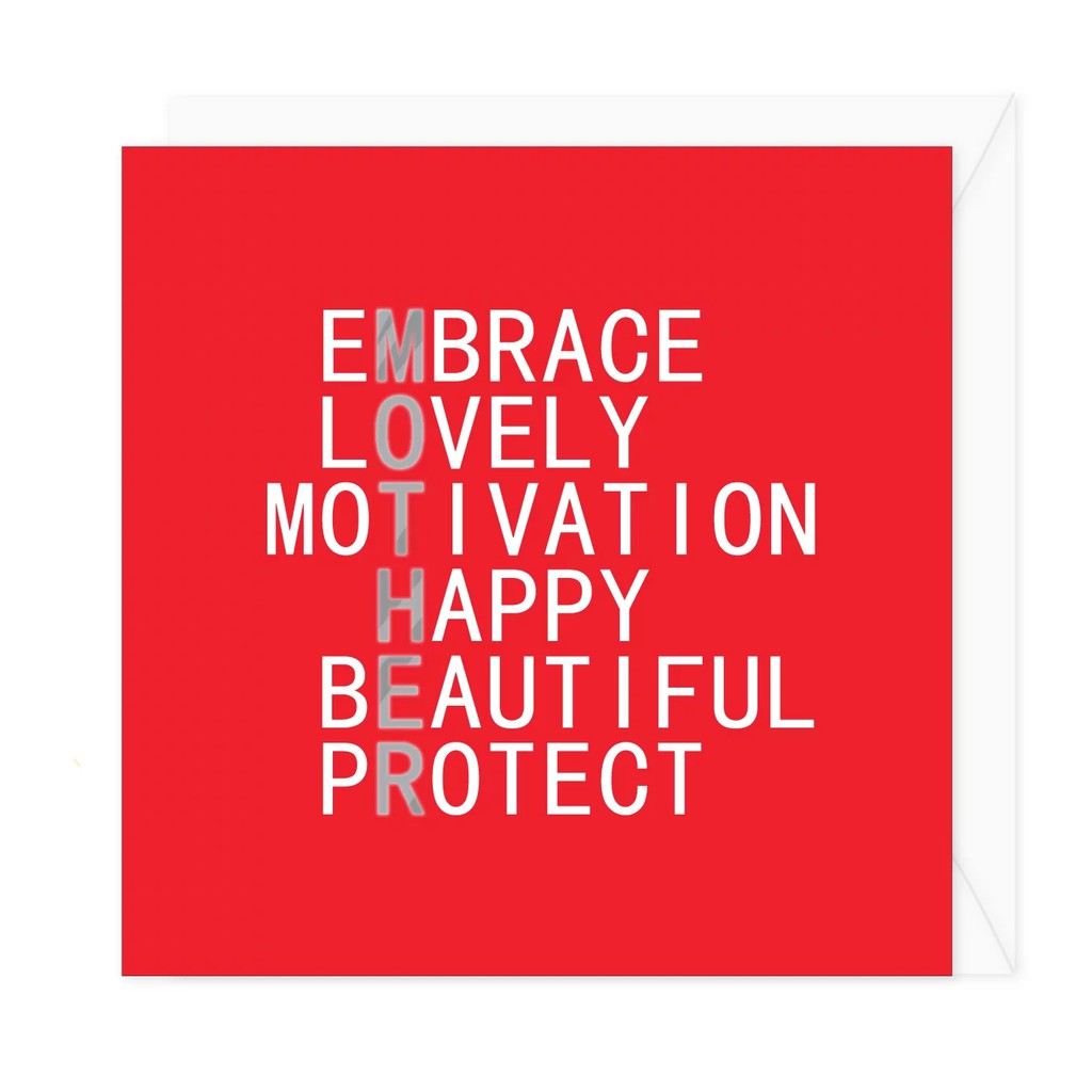 การ์ดวันแม่ MEANING (MOTHER'S DAY)