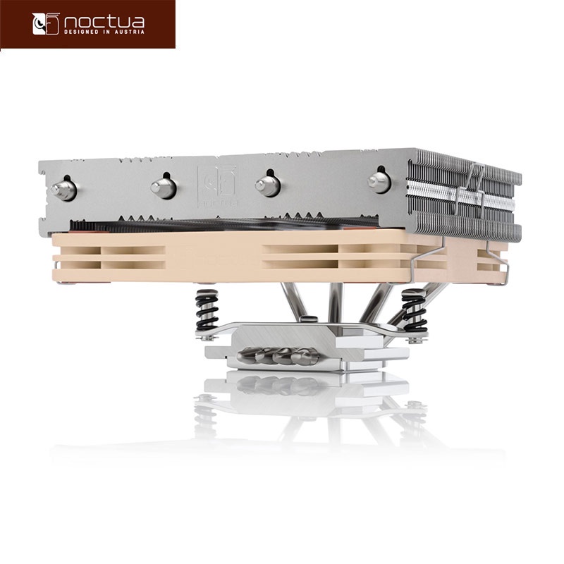 Noctua NH-L12S, คูลเลอร์ CPU โปรไฟล์ต่ําระดับพรีเมียมพร้อมพัดลม PWM ขนาด 120 มม. (สีน้ําตาล)