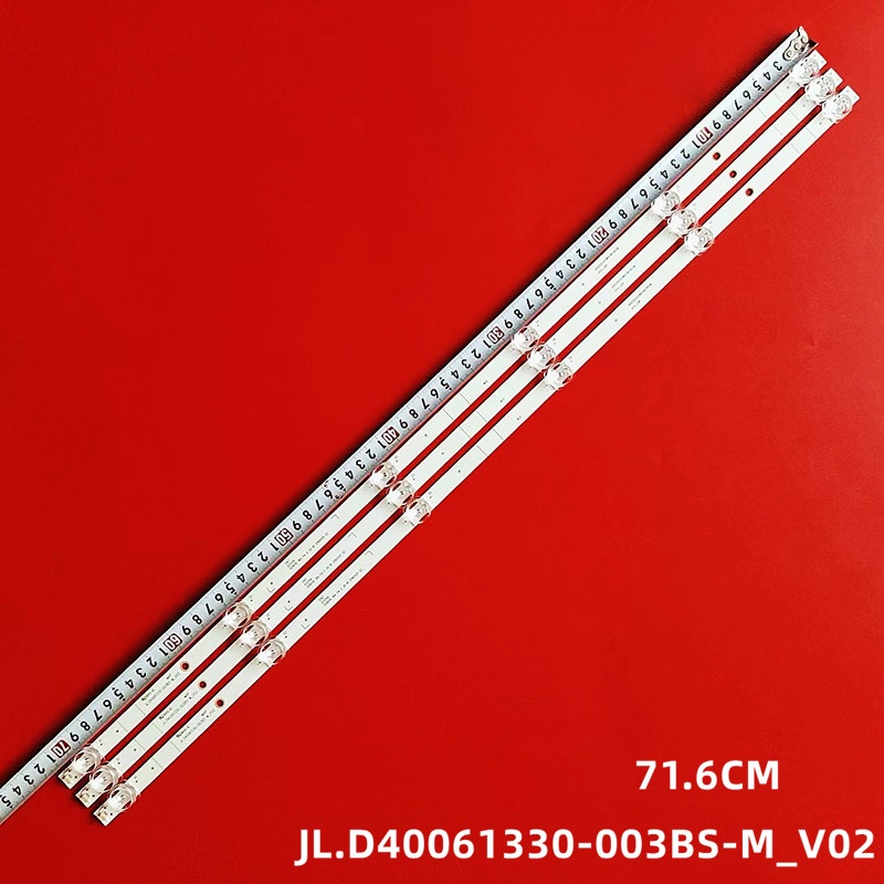 ชุดแบ็คไลท์ 3 ชิ้นสําหรับ Hisense 40 นิ้ว 40E5600 แถบแบ็คไลท์ led plug and play