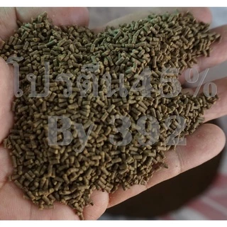 #ราคาถูก#อาหารกุ้งเบอร์3โปรตีน45%แบบเม็ดเล็กชนิดจมน้ำใช้สำหรับกุ้งปูกุ้งฝอย(กุ้งลงเดินระยะที่1 1.5-3.0กรัมขนาดบรรจุะ500