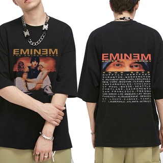 เสื้อยืดผู้ เสื้อยืดแขนสั้น พิมพ์ลาย Eminem Anger Management Tour สไตล์ฮิปฮอป ฮาราจูกุ สตรีท แฟชั่นสําหรับผู้ชาย 2021 S-