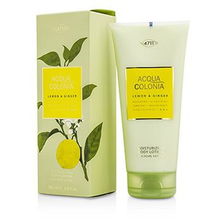 เฟิมสต๊อกก่อนสั่ง  4711 Acqua Colonia Lemon &amp; Ginger Moisturizing Body Lotion Size: 200ml/6.8oz