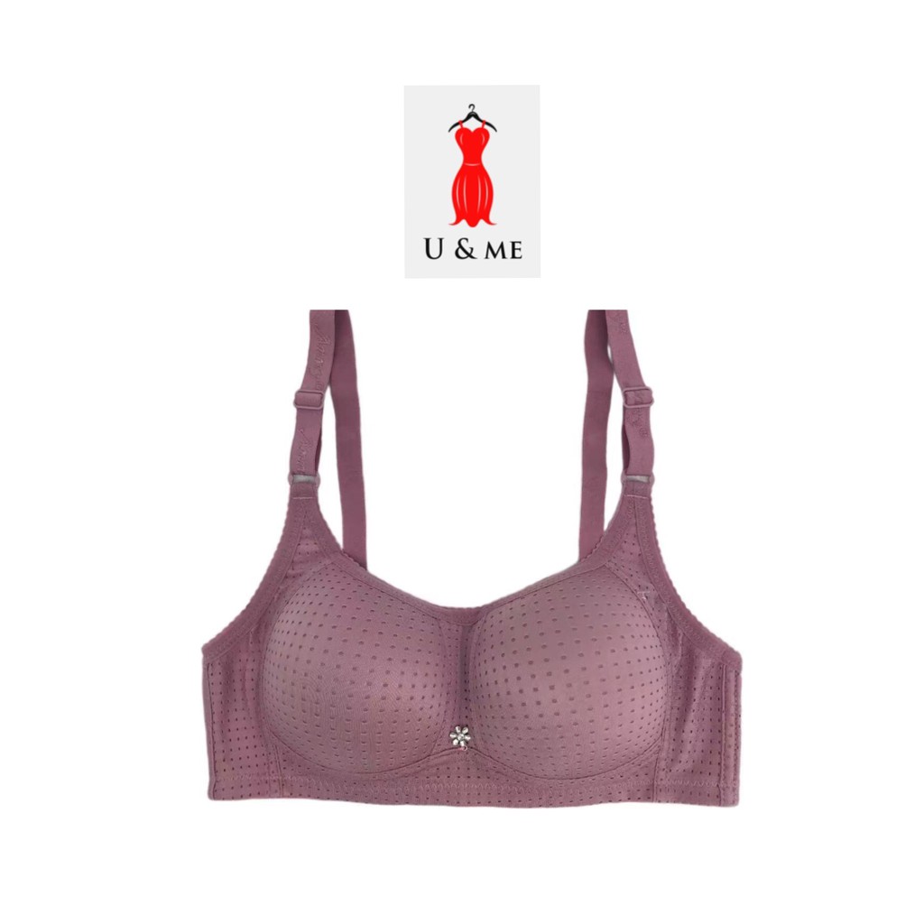 U&MEชุดชั้นใน บราAnnyไร้โครง เต็มทรง อกชิด เก็บข้างดี ใส่กระชับ เสื้อใน@1880