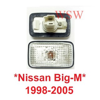 ทรงเหลี่ยม! ไฟแก้ม NISSAN D22 BIG-M 1998-2005 ไฟเลี้ยว ข้าง นิสสัน บิ๊กเอ็ม ไฟสัญญาณ ไฟข้าง พร้อมขั้วและหลอดไฟ big m