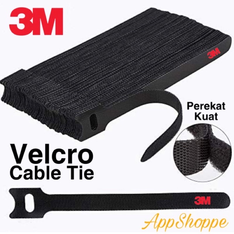 3M VELCRO CABLE TIE ORGANIZER ADHESIVE CABLE Ties Factory Stock