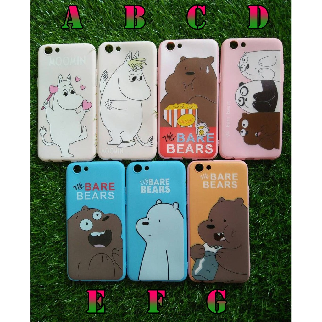 TPU moomin พร้อมสาย Oppo A77(F3)