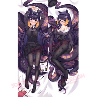 Ninomae Inanis Hololive VTuber Dakimakura ปลอกหมอนโซฟา เตียง นุ่ม 50x150 ซม. DK1213