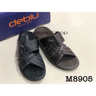 ⭐️พร้อมส่ง⭐️Debluรุ่นM8905รองเท้าแตะ สำหรับผู้ชาย สีดำ น้ำตาล ไซส์ 39-44