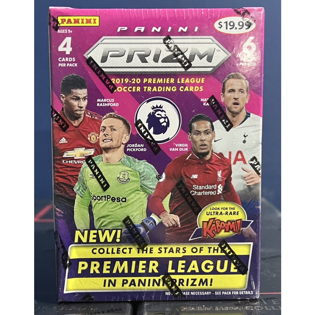 พร้อมส่ง !!! 2019/20 Panini Prizm Premier League Soccer 6-Pack Blaster Box (24 Cards)