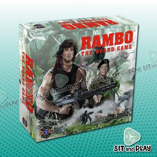 Rambo The Board Game บอร์ดเกมอ้างอิงจากภาพยนต์ ภาษาอังกฤษ