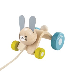 PlanToys 5701 Hopping Rabbit กระต่ายน้อยลากจูง