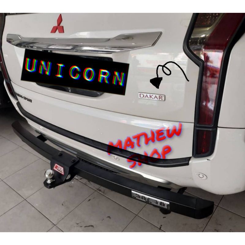 สัญลักษณ์ด้านหลังรถยนต์ Pajero Sport Dakar / สัญลักษณ์การเขียน Dakar / โลโก้ Dakar ขนาดใหญ่