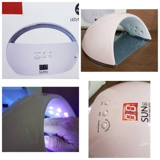 เครื่องอบเล็บ SUN6 LED+UV Lamp 48w อบได้ไว และแห้งเร็ว เหมาะสำหรับร้านทำเล็บ