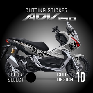 สติกเกอร์เลเซอร์ สีรุ้ง สีทอง สําหรับรถจักรยานยนต์ ADV 150 Honda ADV150 ADV CAM Code 10