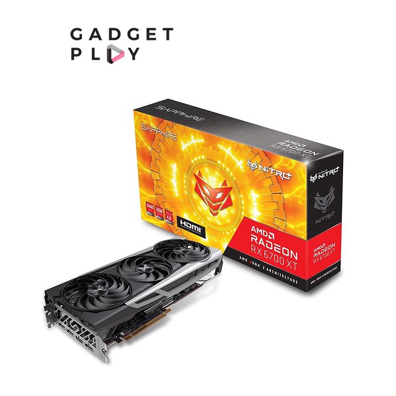 [กรุงเทพฯ ด่วน 1 ชั่วโมง] SAPPHIRE NITRO+ Radeon RX 6700 XT 12GB GDDR6 - ประกันศูนย์ 3 ปี | VGA การ์