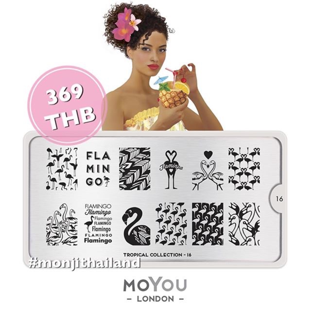 แผ่นแสตมป์เล็บ moyou london