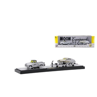 M2 Machines 1/64 Moon 1956 Ford F-100 Truck &amp; 1949 Mercury Custom R50 21-23