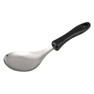 ทัพพีแขกสเตนเลส SEAGULL ด้ามดำ อุปกรณ์ตักอาหาร RICE LADLE SEAGULL STAINLESS STEEL BLACK