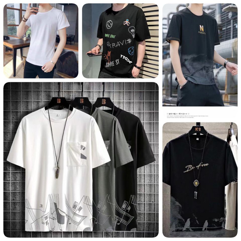 เสื้อยืดคอกลมแขนสั้น เสื้อยืดoversize