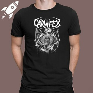 T-shirt เสื้อยืดคอกลม แขนสั้น พิมพ์ลายโปสเตอร์ Carnifex Deathcore สไตล์อเมริกัน สําหรับผู้ชาย S-5XL