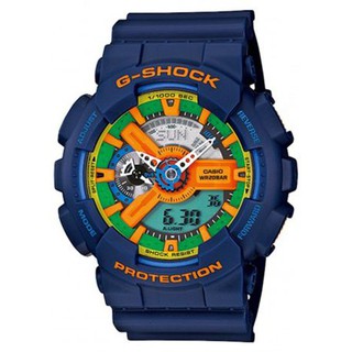 Casio g-shock นาฬิกาข้อมือ สายเรซิ่น รุ่น GA-110-FC2ADR - Blue