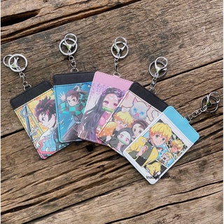 ที่ใส่บัตรพนักงาน ลายการ์ตูน/ดาบพิฆาตอสูร หนังPU พร้อมตะขอเกี่ยว ด้านหลังใส👍🏻😘(Part.2)