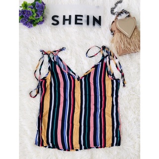 Shein💋💋เสื้อผูกไหล่🚗🌈💕 ส่งฟรี🥰