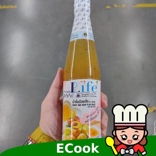 ecook น้ำจิ้มบ๊วยเจี่ย 500ml good life plum sauce low sodium