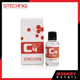 Gtechniq C4 Permanent Trim Restore 15ml. น้ำยาเคลือบพลาสติก น้ำยาเคลือบเซรามิก