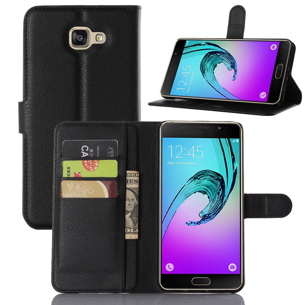 เคส Samsung Galaxy A9 A9000 A900F/Galaxy A9 Pro A910F A9100 เคสหนัง เคสฝาพับ กรณี โทรศัพท์กรณี