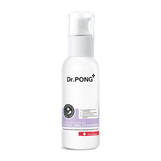 Dr.Pong Gentle Balancing Facial Gel Cleanser - ครีมล้างหน้าสูตรอ่อนโยน เจลล้างหน้า สบู่ล้างหน้า+เสริมชัั้นผิวแข็งแรง