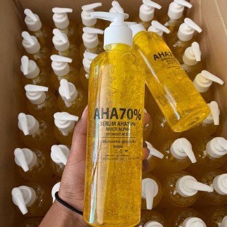 เซรั่ม AHA  สูตรเข้มข้น  ขวดรุ่นใหม่เหลือง500ml - รูปที่ 3