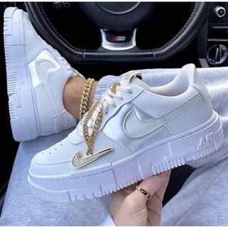 📢📌‼️Nike Air Force 1 Pixel‼️🔥ราคาดี950 ฿🔥🙏🏻สั่งสินค้าแจ้งสีไซต์ที่เเชทแม่ค้าได้เลยจ้า ส่งของทุกวันจ้า🙏🏻