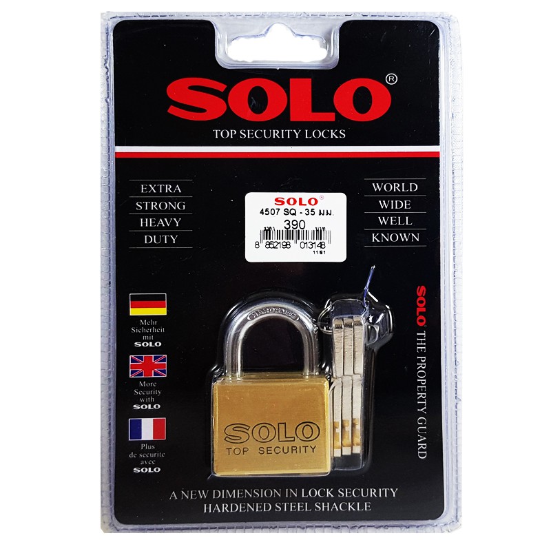 SOLO กุญแจโซโล 4507 SQ -35 มม.